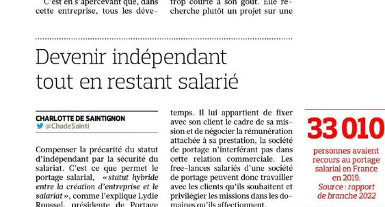 Portage salarial Le Figaro